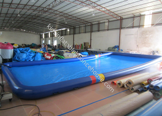 PVC forte de Inflatables da associação gigante azul do retângulo, associação inflável enorme 10 x 5 x 0.3m