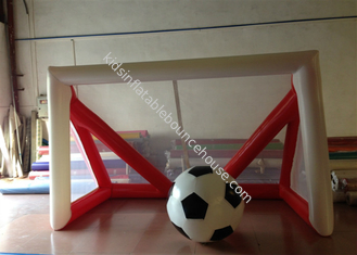 Jogos de futebol infláveis ​​para crianças Objetivo inflável hermético para jogos de futebol Jogos de pontuação de futebol para crianças