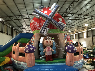Casa de salto grande inflável com capacidade para 7 a 15 crianças
