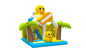 verão de refrescamento novo que salta o tema animal Duck Bounce House Slide Combo amarelo inflável da cama Bouncy do castelo