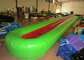 Playground aquático inflável, toboágua inflável de listras longas 12 x 1,6 m