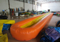 Playground aquático inflável, toboágua inflável de listras longas 12 x 1,6 m