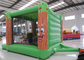 Casa de salto infantil de materiais à prova de fogo, espreguiçadeira inflável interna comercial 3 x 4 m