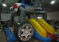 Casa inflável combinado 7,5 x 6.5m do salto do carro interno do campo de jogos para 3 - crianças 15years idosas