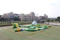 Aqua Park inflável adulta gigante, jogos infláveis à prova de fogo do parque da água do PVC