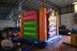Combo inflável de palhaço de circo cheio de pintura digital engraçado salto temático de palhaço inflável com slide