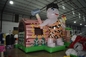 Big Cartoon Bouncy Castle impressão completa/inflável índios jump salto casa combinação