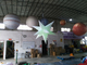 Estrela inflável com luz do diodo emissor de luz, produtos de anúncio infláveis materiais de Oxford