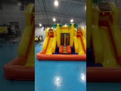 PVC 4x4x3m Combos infláveis Little Bounce House Kids Castelo Bouncy com deslizamento