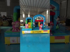 Cartoon temático PVC 4x3m Combos infláveis Baby Jump Inflável Castelo Bouncy