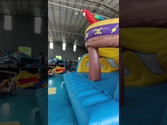 Grande Slide Inflavel de Navio Pirata Para Crianças Slide Inflavel Castelo Bouncy Comercial