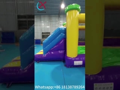 Castelo inflável de salto para venda Casa de salto inflável com slide combo Salto inflável