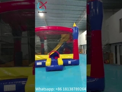 Mini Blow Up Bounce House Inflatable Bouncy House com lado interno Combo Inflatable Jumping Castle