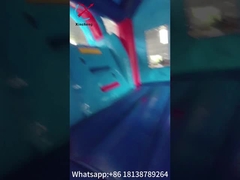 Novo Toddler Bouncy Castler PVC inflável Combo Bouncer com Slide SpidermMan tema de desenho animado