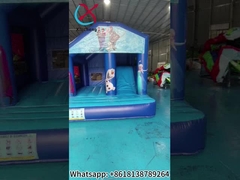 Venda Quente Casa Inflável Com Slides A Princesa Congelada Combo Inflável