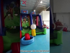 Jogos esportivos infláveis interativos ao ar livre Jogos infláveis