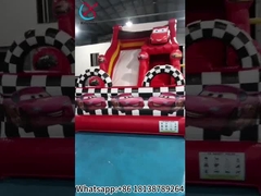 Slides infláveis Carros Pixar Slides secos infláveis ao ar livre