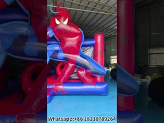 Homem-Aranha tema inflável casa salto castelo casa de saltos