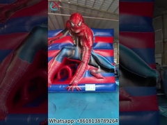 Castelo Inflável Combo Homem-Aranha Casa Salto Com Slide