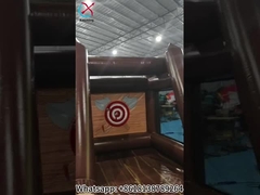 Commercial Interativo Inflável Axe Sport Game Inflável Shot Game