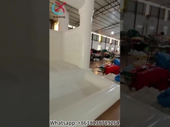 Fabricante inflável área de salto de casamento branco inflável castelo saltitante