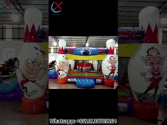 Fábrica faz bowling temática interior ao ar livre personalizado salto castelo saltador