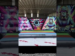 Disco inflável dançando saltando castelo inflável