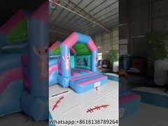 Casa inflável Lilo & Stitch Bouncy com Slide Combo