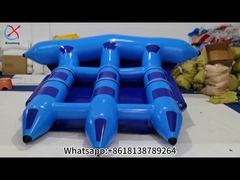 Fornecedor Banana Boat Inflatable Towels Blue Flying Float Banana Water Games