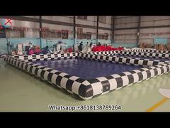 Ver fabricante Piscina dupla gigante de PVC inflável para demonstração ao ar livre