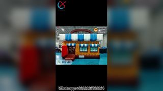 Barbearia Bounce House Aluguel de festa infantil divertida