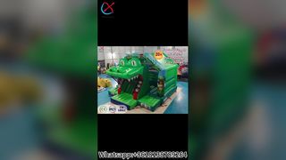 Slide divertido infantil Crocodile Bounce House