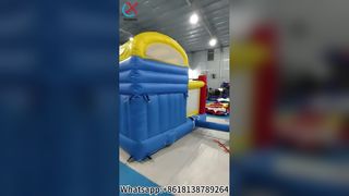 Casa de salto duplo divertido para festa infantil