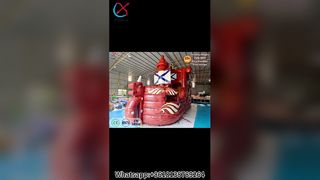 Navio Pirata Bounce House Festa Infantil Diversão