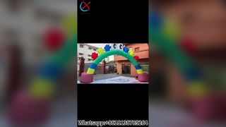 Arco de publicidade em PVC personalizado para eventos