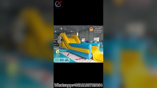 Corrediça inflável Minion personalizada para aluguel comercial