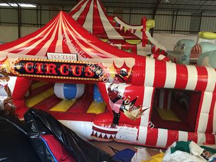 Casa de salto grande inflável divertido palhaço de circo divertido para criança