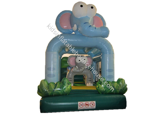 Casa inflável Bouncy do salto do elefante bonito para o jardim de infância/partido da família
