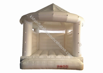 Jumpers infláveis ​​de lona de PVC de 0,55 mm cor branca para casamento CE UL EN14960