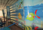 Parque infantil coberto de pintura digital, casa de jogos Undersea World Blow Up