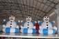 O PVC hermético personalizou as decorações infláveis do boneco de neve fáceis de limpar