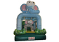 Casa inflável Bouncy do salto do elefante bonito para o jardim de infância/partido da família