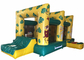 Forest Combo casa de salto inflável de nível comercial playground interno 6 x 3,6 m