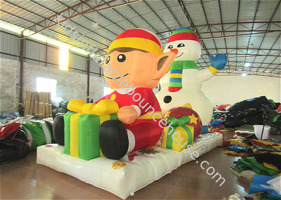 Fábrica Homem de Neve Comercial Grandes Infláveis de Natal Decorações de Férias