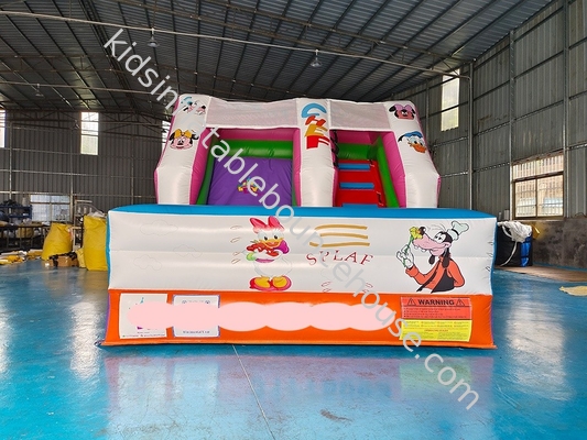 Tarpaulin 4x3m Commercial Inflável Slides de Água Inflável Castelo Bouncy Impressão de Seda