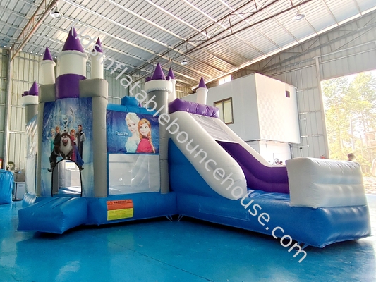 Venda Quente Casa de Salto Inflavel Cartoon congelado Slide Inflavel Para Festa Castelo Combinado Inflavel Para Interior Exterior