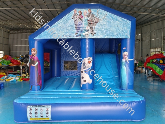 Venda Quente Casa Inflável Com Slides A Princesa Congelada Cartoon Inflável Combo Para Crianças