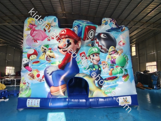 Impressão digital Casa de salto inflável com slides Super Mario Castelo de salto inflável