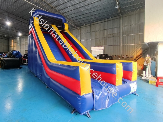 Commercial 0,55mm pvc lonas gigantes infláveis Slides Outdoor infláveis Slides de água Castelo para crianças e adultos