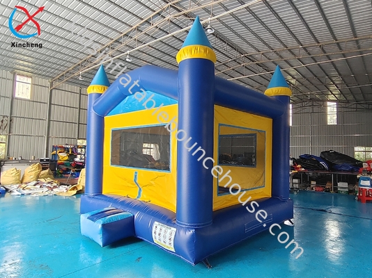 Fábrica OEM/ODM Casa de salto inflável Quadrada Azul Casa de salto Castelo